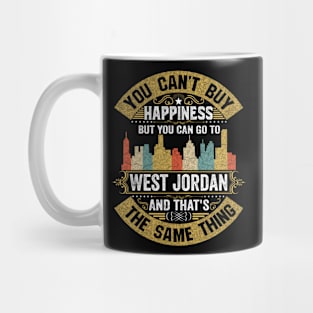 West Jordan City Utah State USA Flag Native American Mug